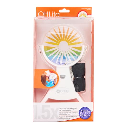 OttLite® 4" Hands-Free LED Magnifier